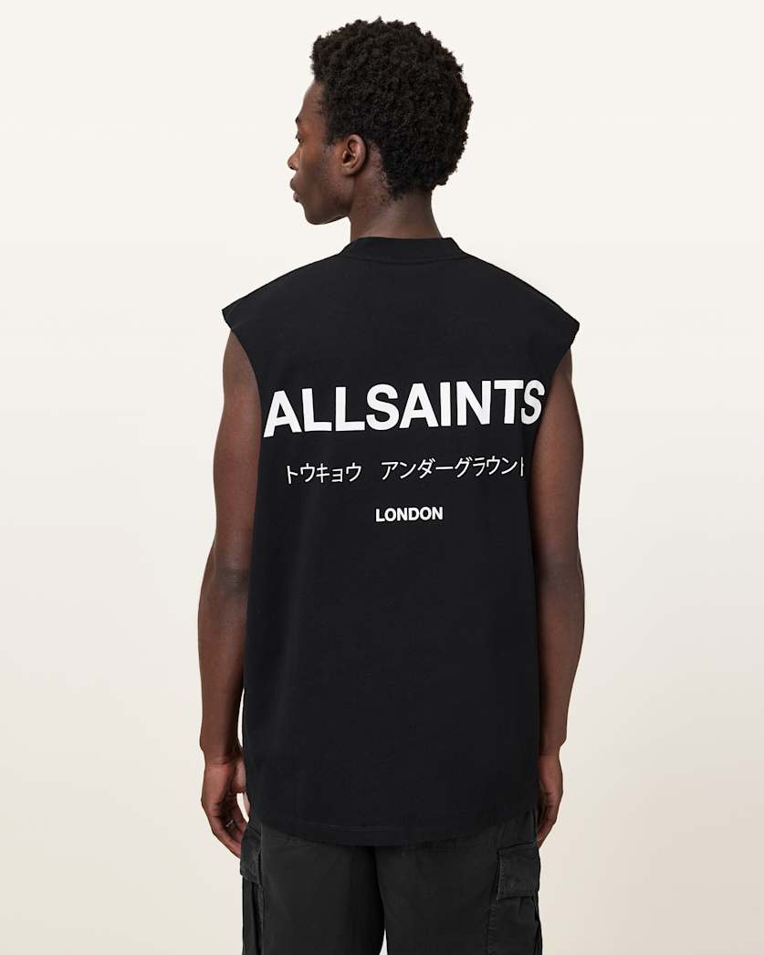 Underground Sleeveless Crew Neck T-Shirt