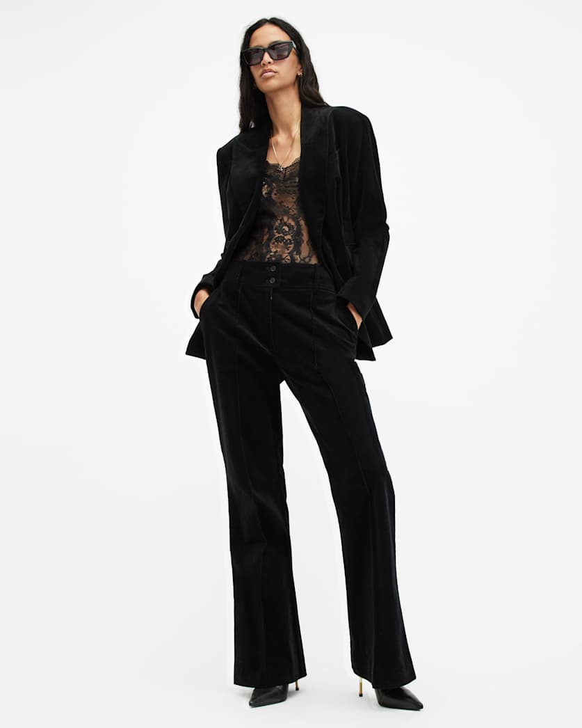 Sevenh Cinched Waist Slim Fit Blazer