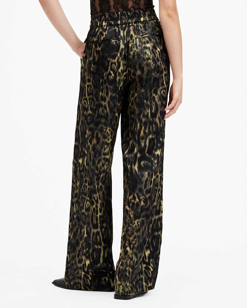 Charli Silk Blend Wide Leg Trousers