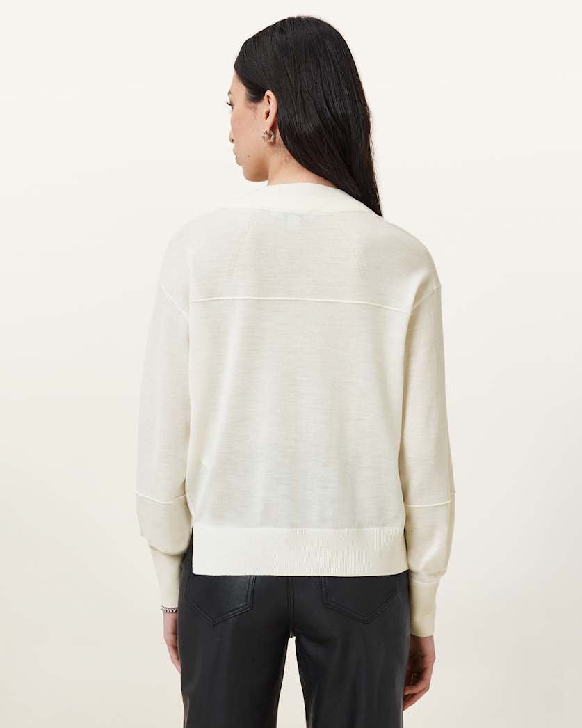 Julieana V Neck Wool Jumper