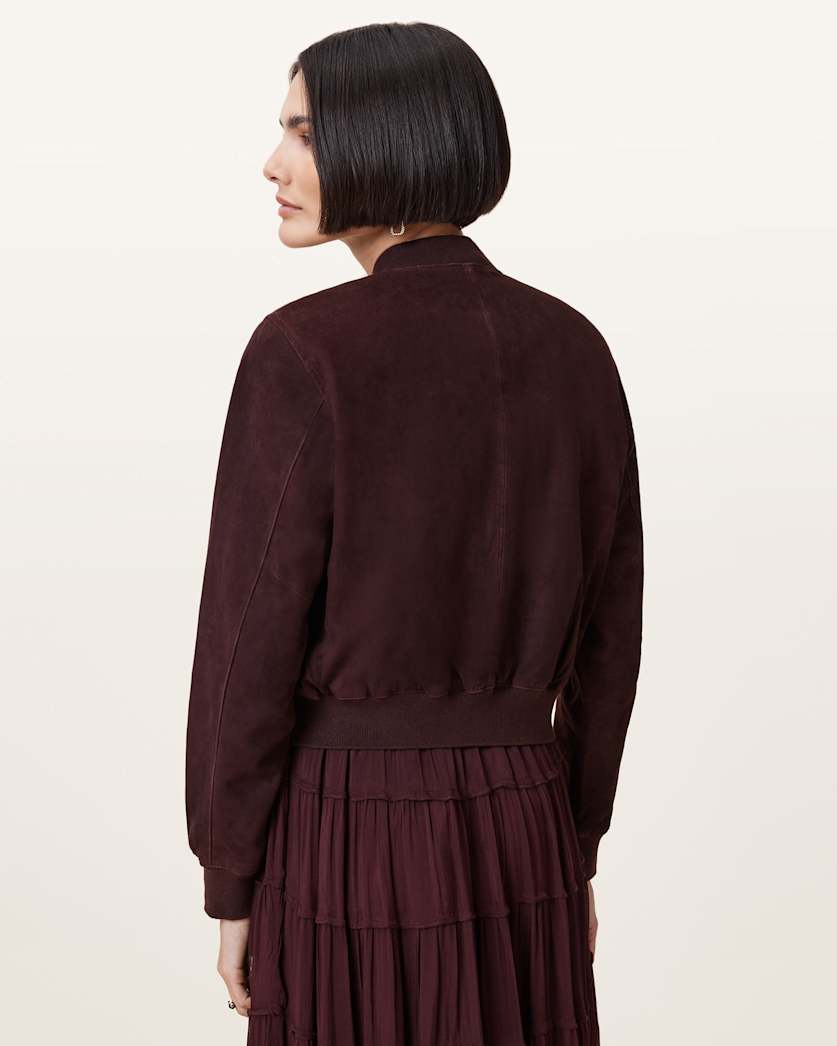 Orten Suede Bomber Jacket