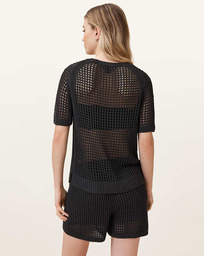 Paloma Open-Knit T-Shirt