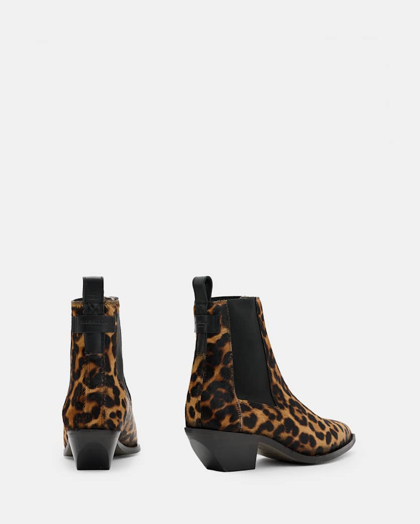 Fox Pointed Western Leather Boots