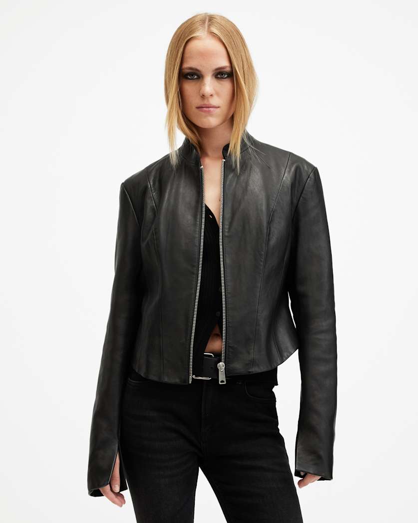Sadler Slim Fit Leather Jacket