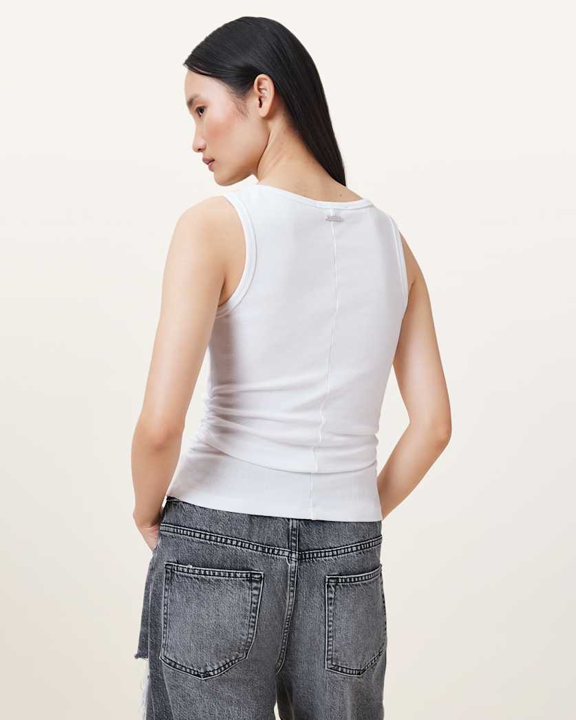 Katarina Boat Neck Slim Fit Tank Top