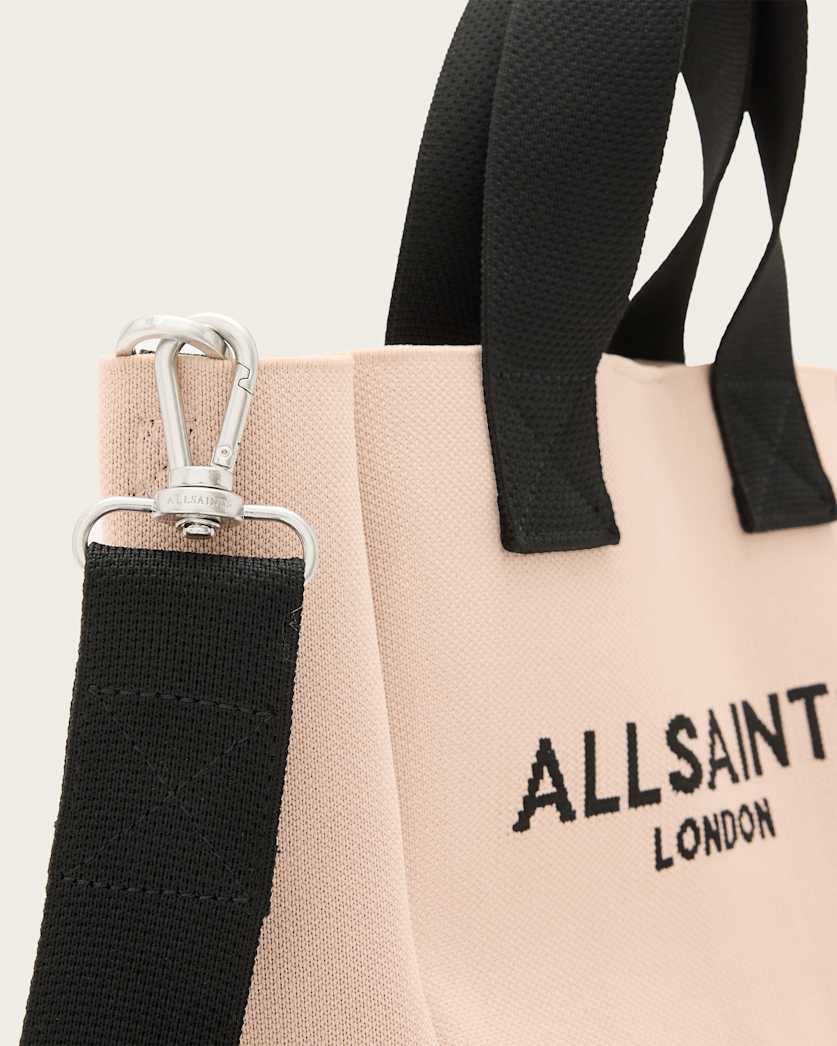 Izzy Logo Print Knitted Mini Tote Bag