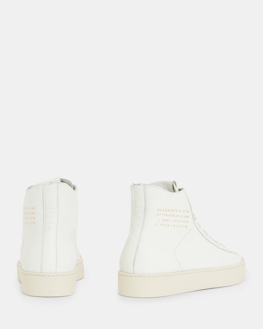 Tana Leather High Top Trainers