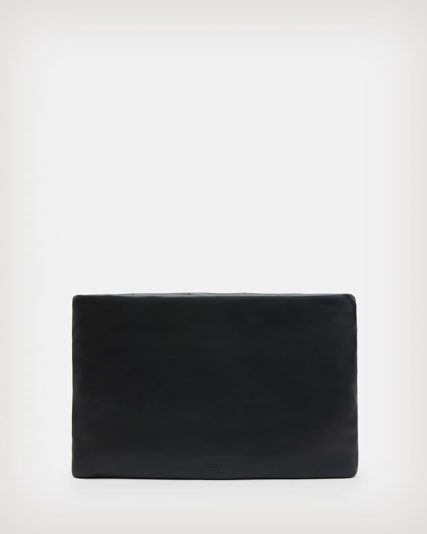 Bettina Leather Quilted Clutch Bag
