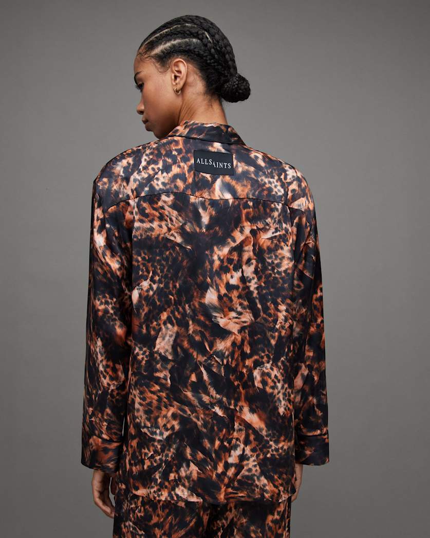 Sofi Silk Blend Spark Pyjama Shirt