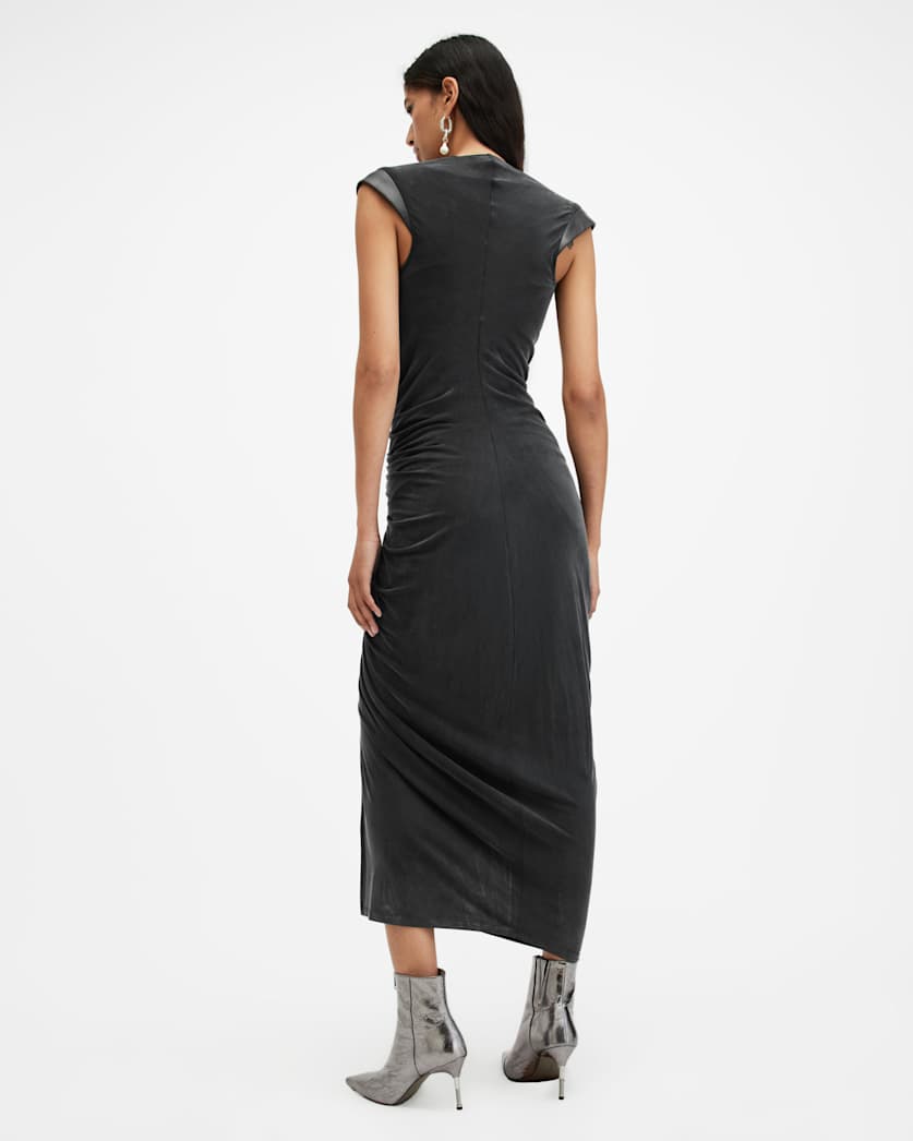 Umbra Draped Zip Slim Fit Dress