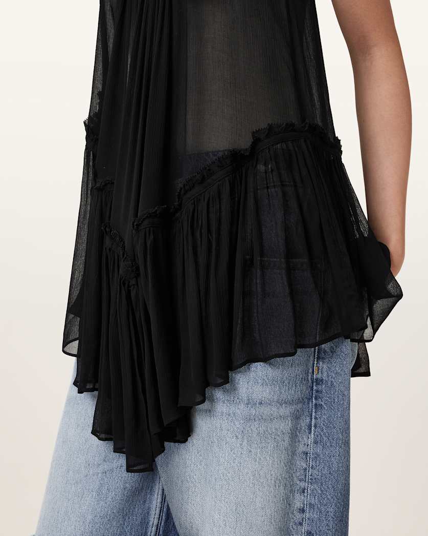 Rach Tiered Sheer Top