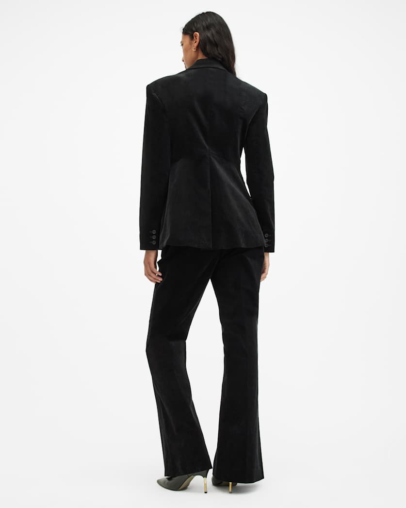 Sevenh High-Rise Slim Flared Trousers