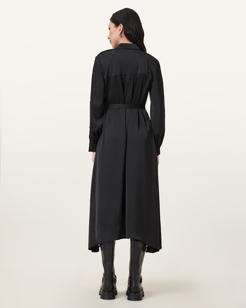 Lexi Satin Midi Dress