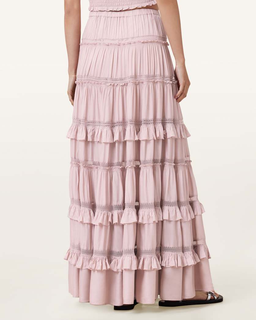 Talia Tiered Maxi Skirt