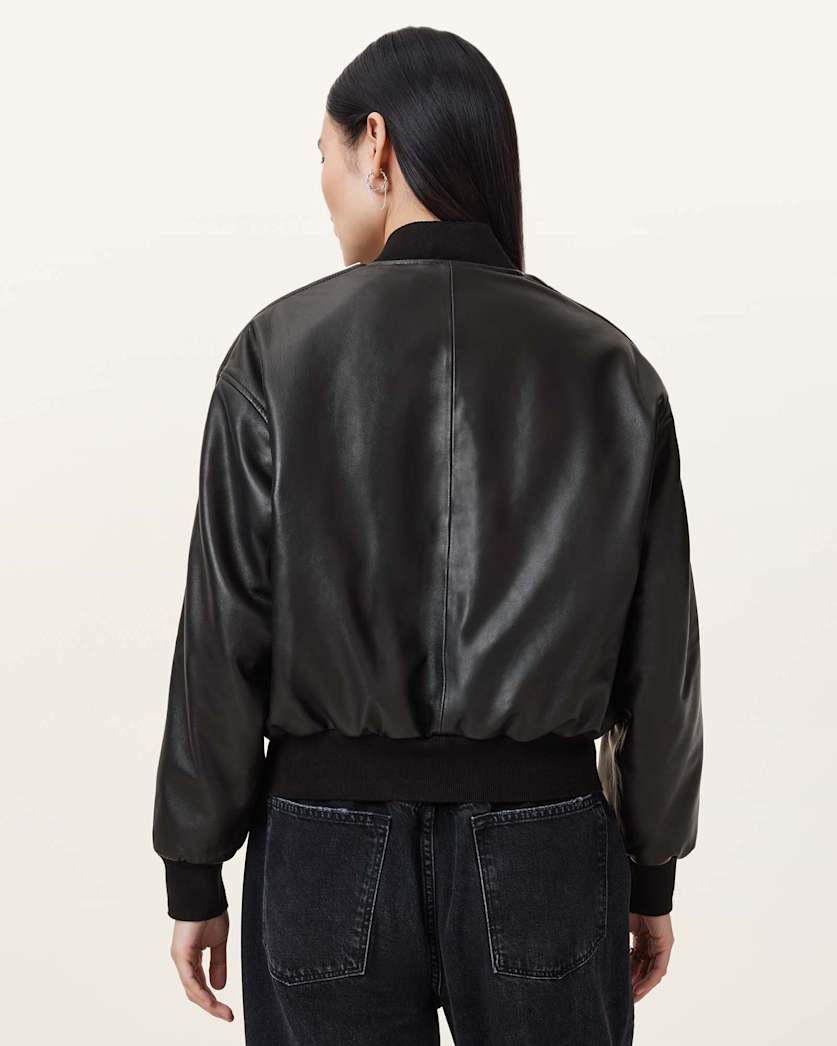 Zenith Leather Bomber Jacket