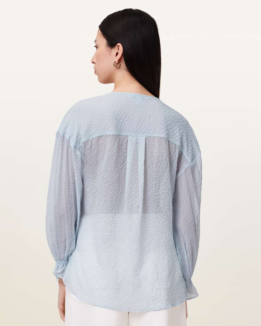 Penny Seersucker Top