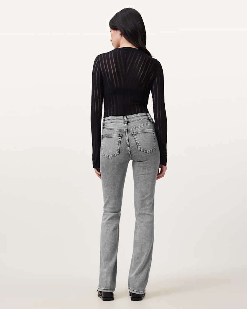 Haldan Slim Bootcut Denim Jeans