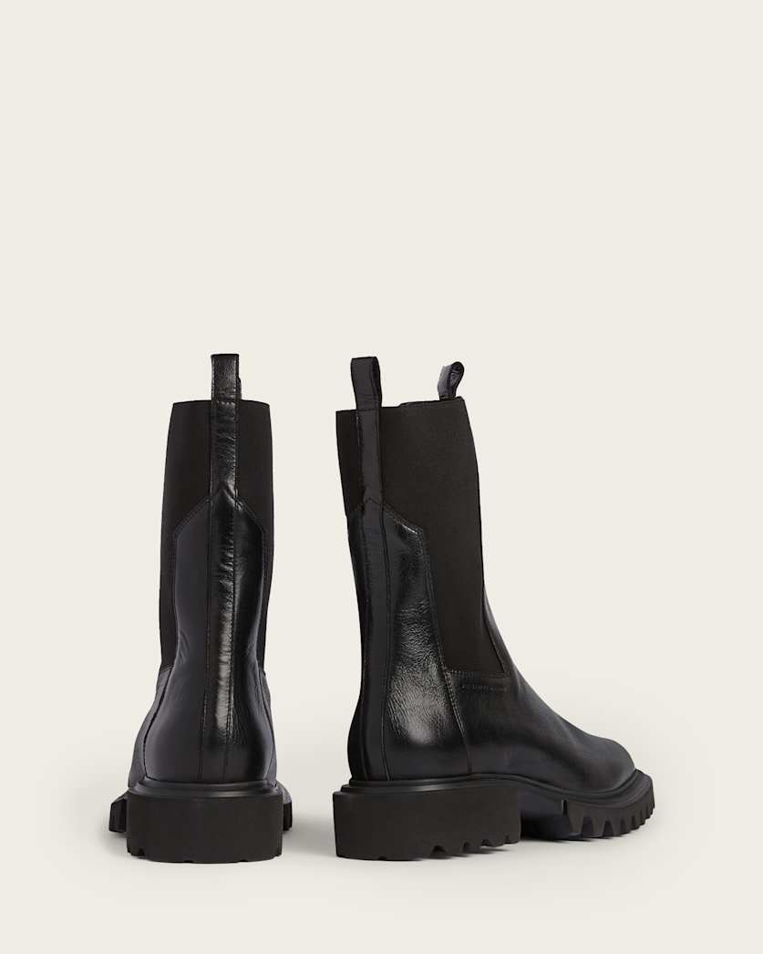 Hallie Leather Ankle Boots