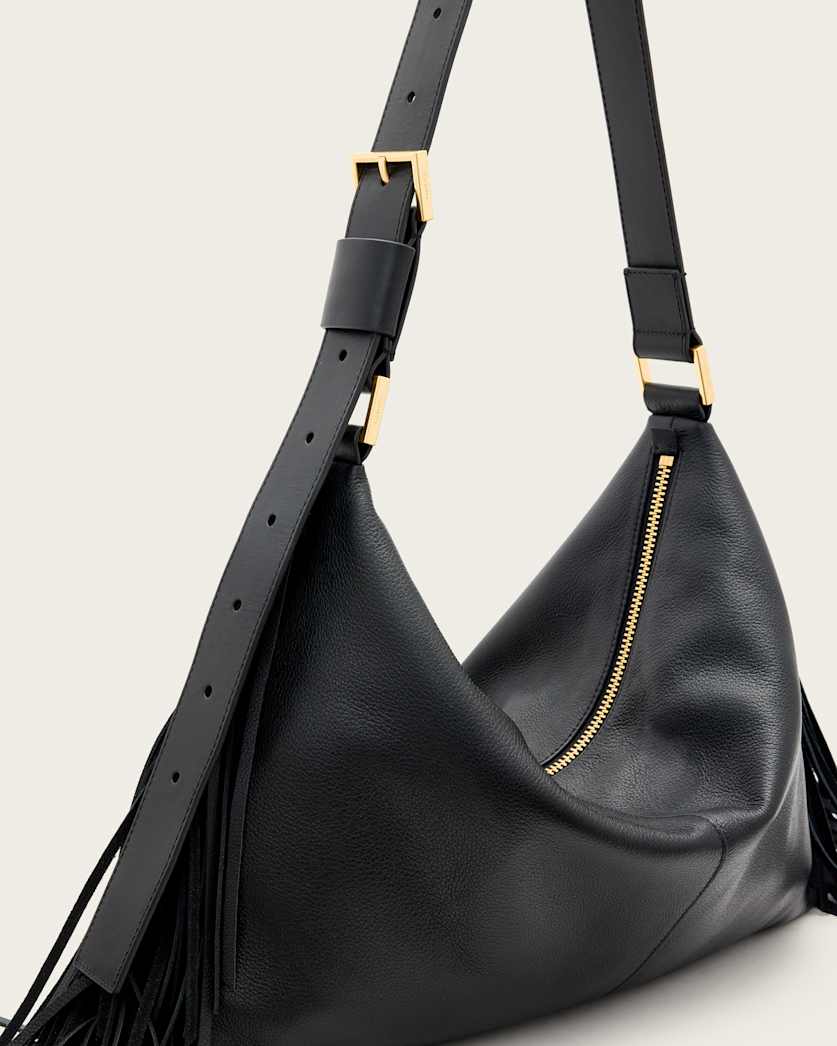 Edbury Fringed Leather Shoulder Bag
