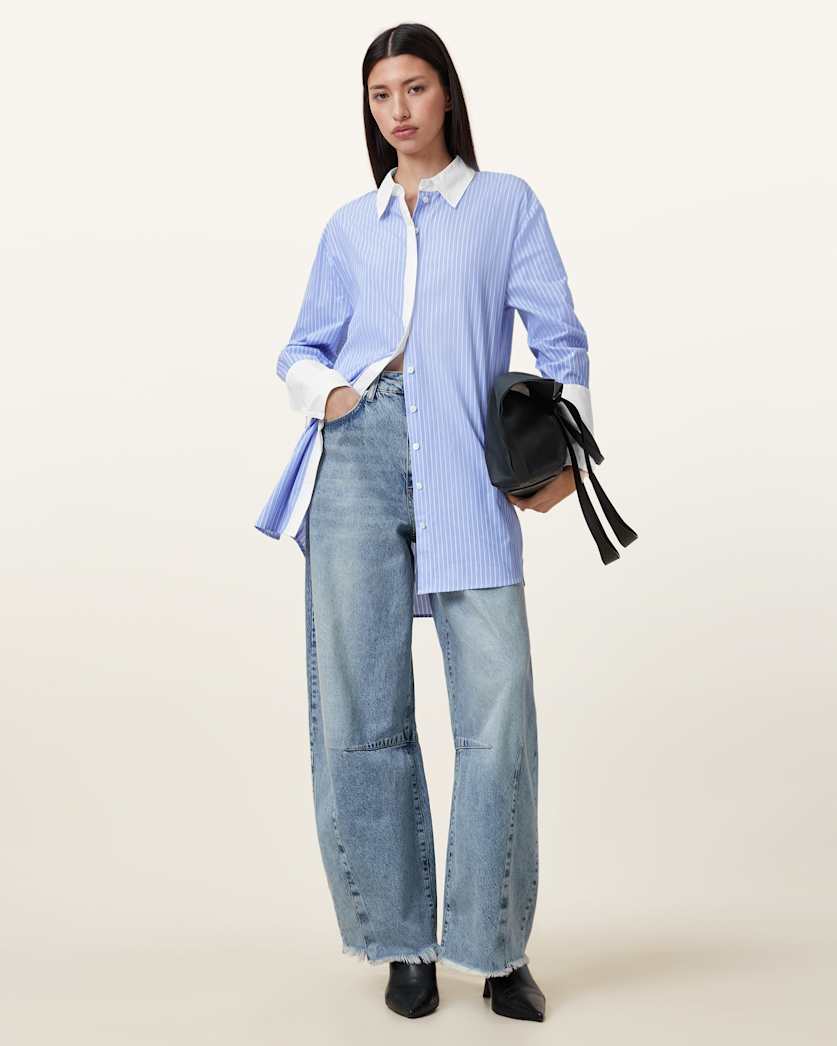 Alber Long Sleeve Shirt Dress