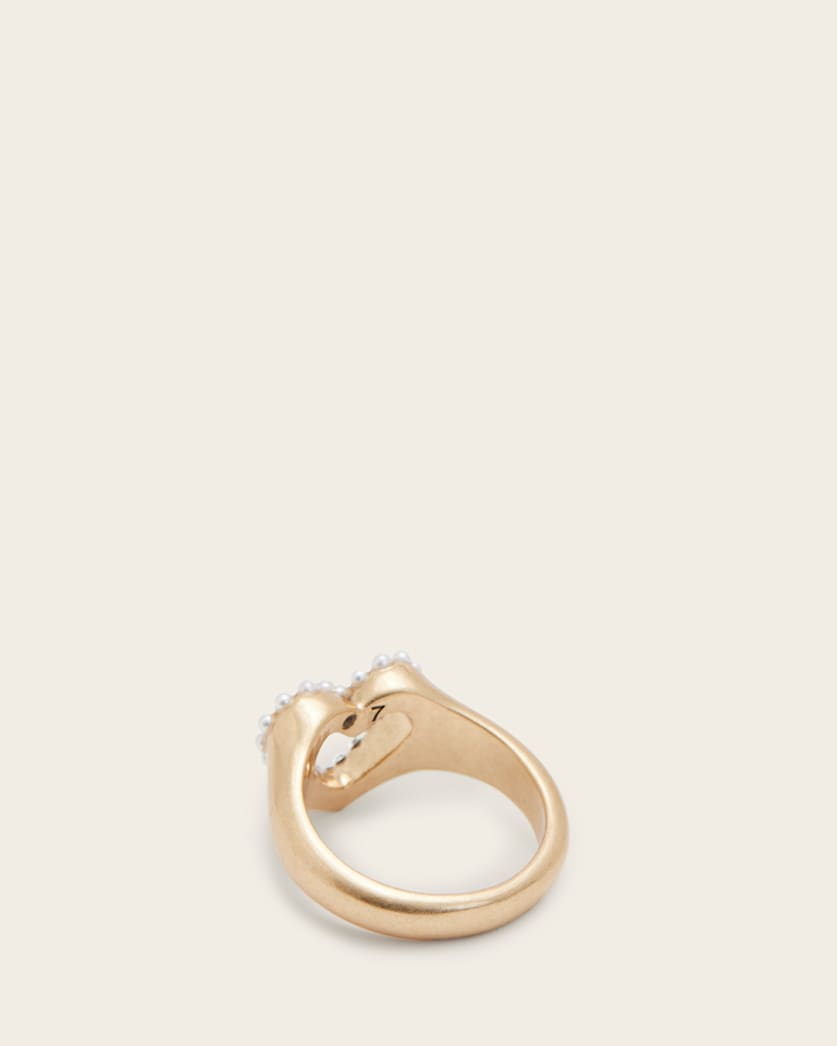 Vida Heart Beaded Ring