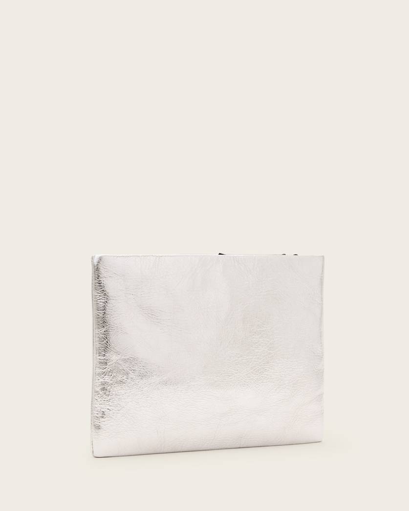 Bettina Leather Clutch Bag