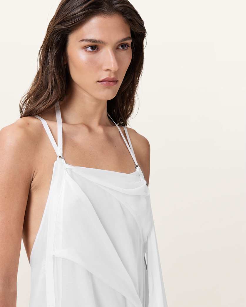 Parachute Limited Edition White Silk Dress