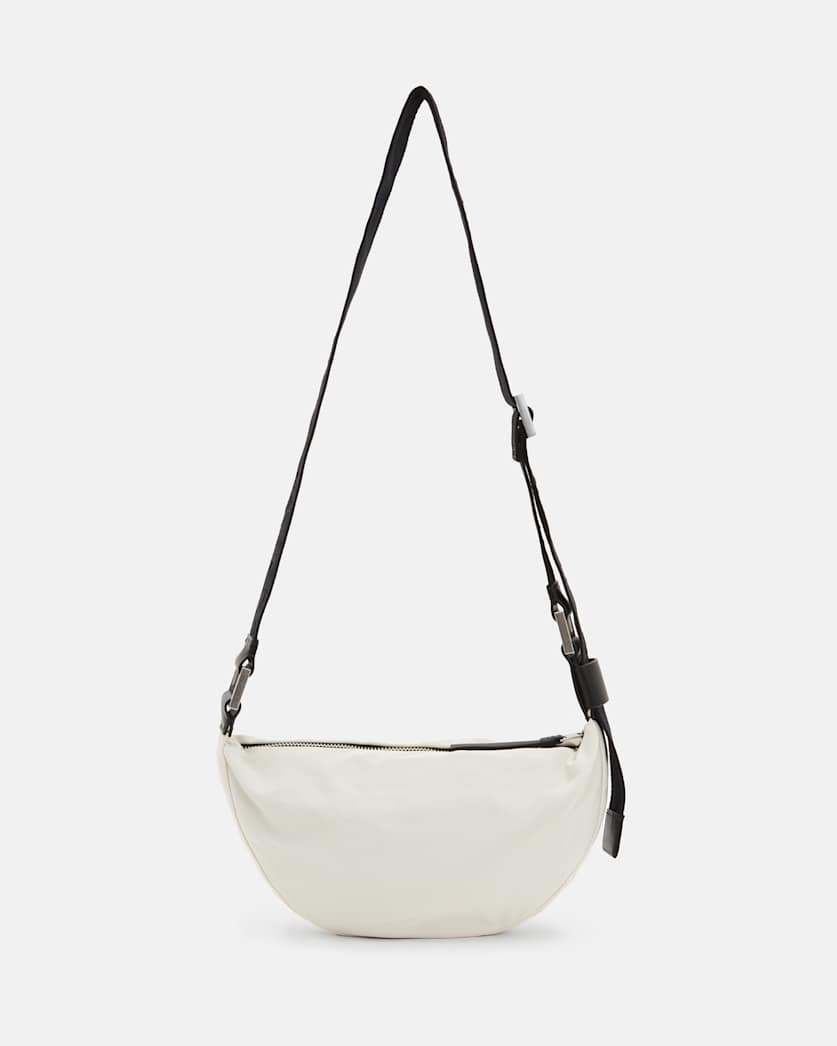 Half Moon Nylon Crossbody Bag