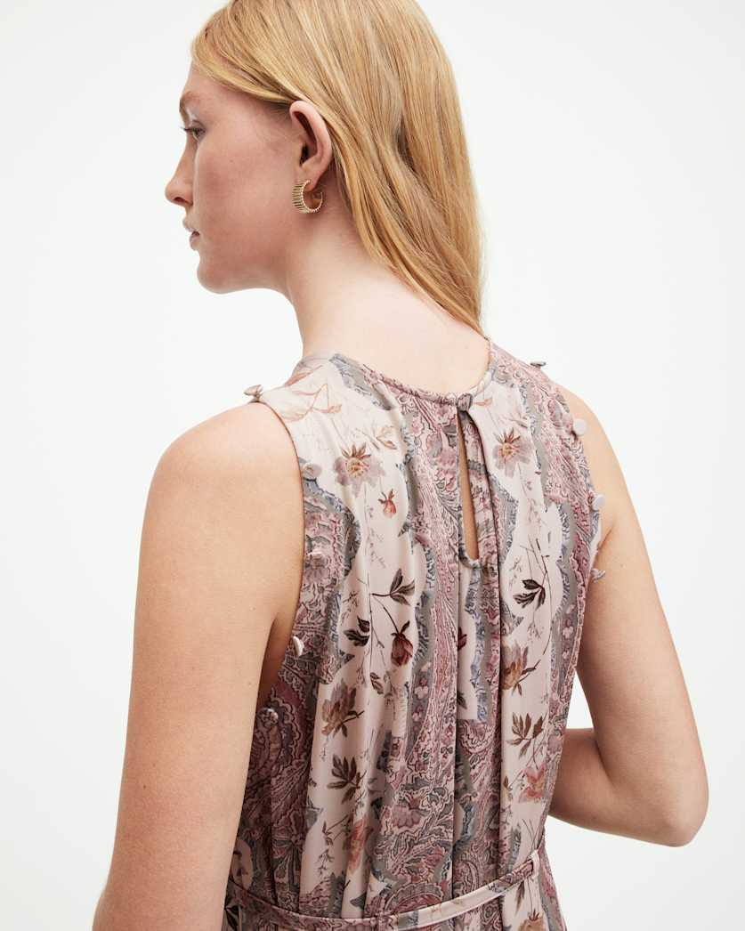 Susannah Cascade Paisley Maxi Dress