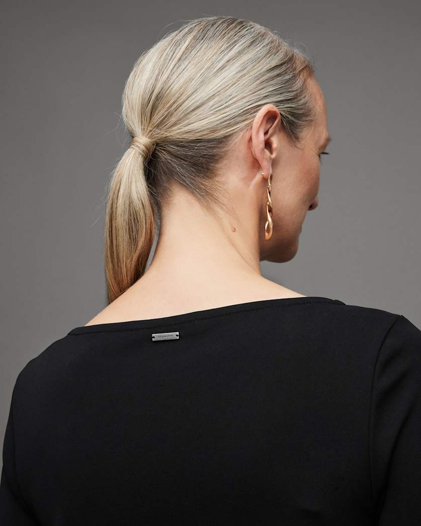 Carolina Long Sleeve Flared Maxi Dress