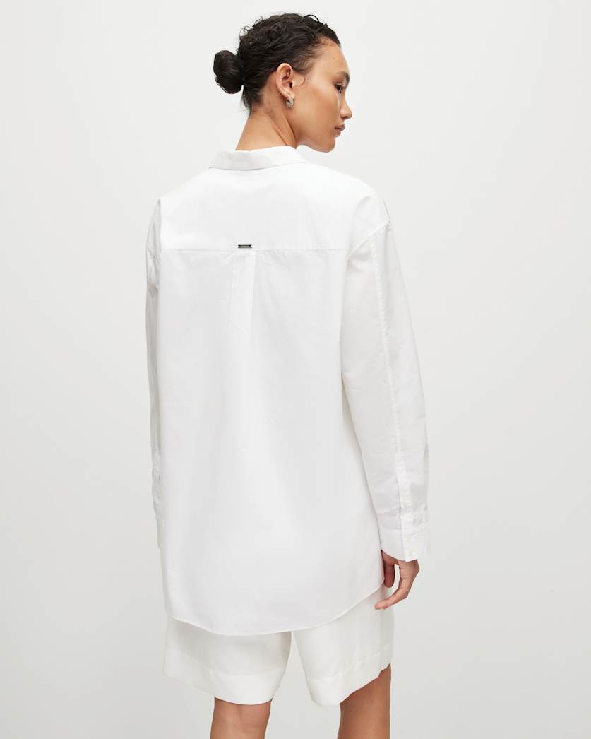 Sasha Oversized Split Hem Shirt