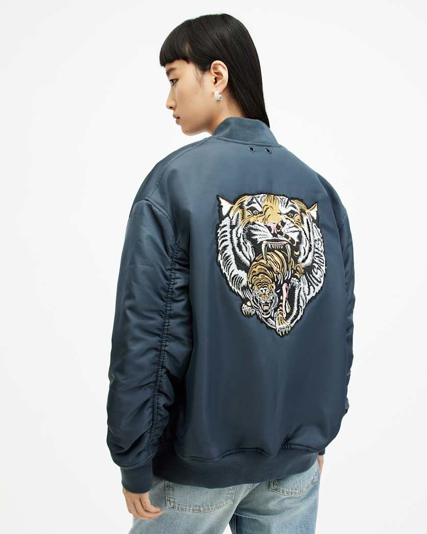 Scout Oversized Tiger Bomber Jacket