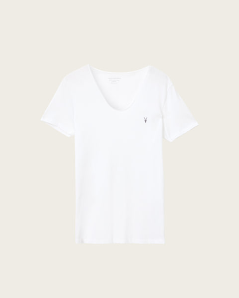 Tonic Scoop Neck Slim Ramskull T-Shirt