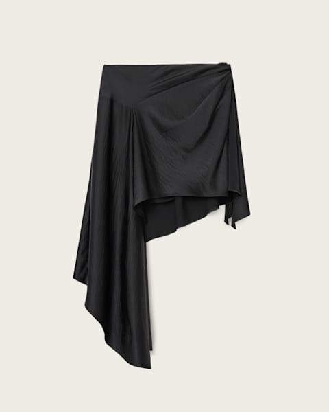 Sami Pleated Draped Skirt