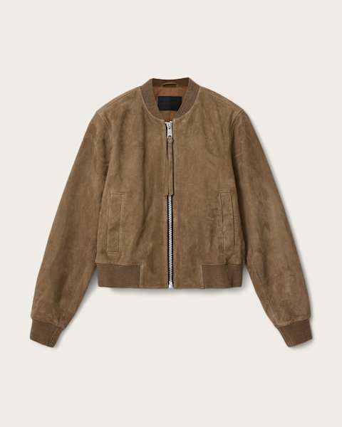 Orten Suede Bomber Jacket