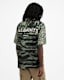 Underground Camouflage Print Logo Shirt