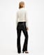 Pearson Slim Fit Raw Hem Leather Trousers