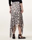 Cassie Crinkle Sheer Midi Skirt