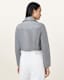 Elora Cropped Slim Leather Biker Jacket