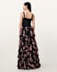 Cavarly Floral Print Maxi Skirt