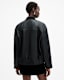 Yara Relaxed Fit Leather Bomber Jacket