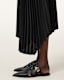 Nala Point-Toe Leather Mules