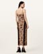 Melia Leopard Print Maxi Dress