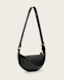 Half Moon Studded Crossbody Bag