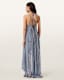 Parachute Limited Edition Draped Silk Maxi Dress