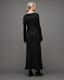 Carolina Long Sleeve Flared Maxi Dress
