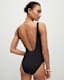 Georgia V-Neck Twisted Waist Swimsuit