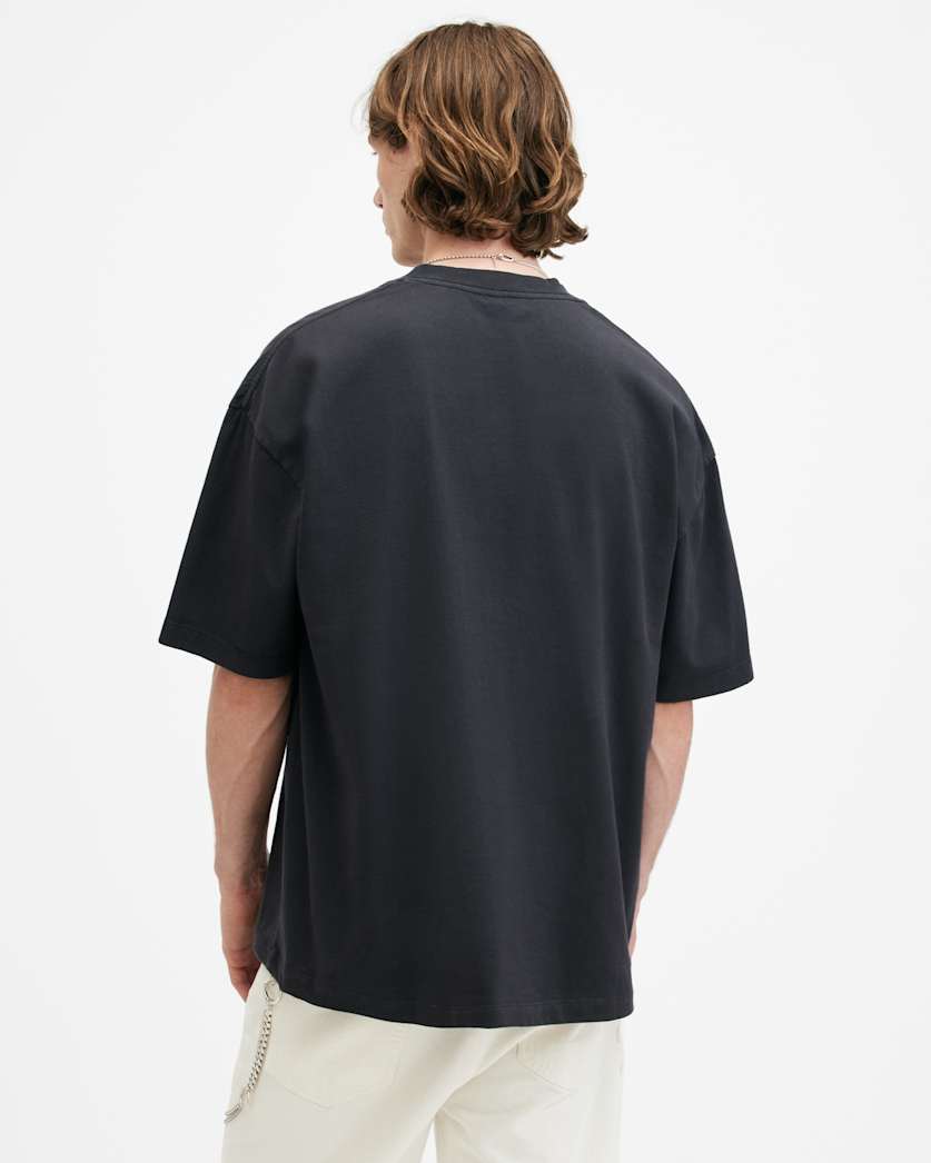 Xander Flocked Logo Oversized T-Shirt
