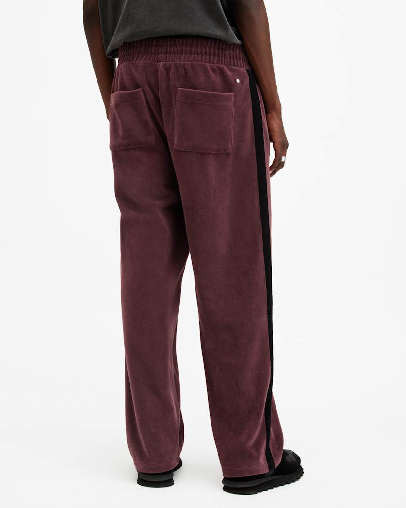 Draven Velour Wide Leg Sweatpants