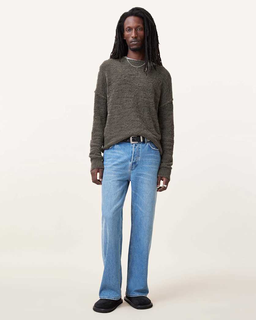 Chillion Boxy Oversized Crew Neck Jumper